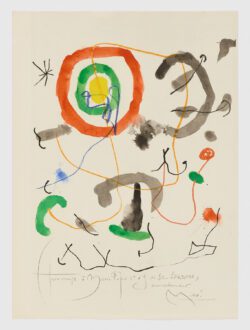 Quelques fleurs pour des amis, 1964, Joan Miró