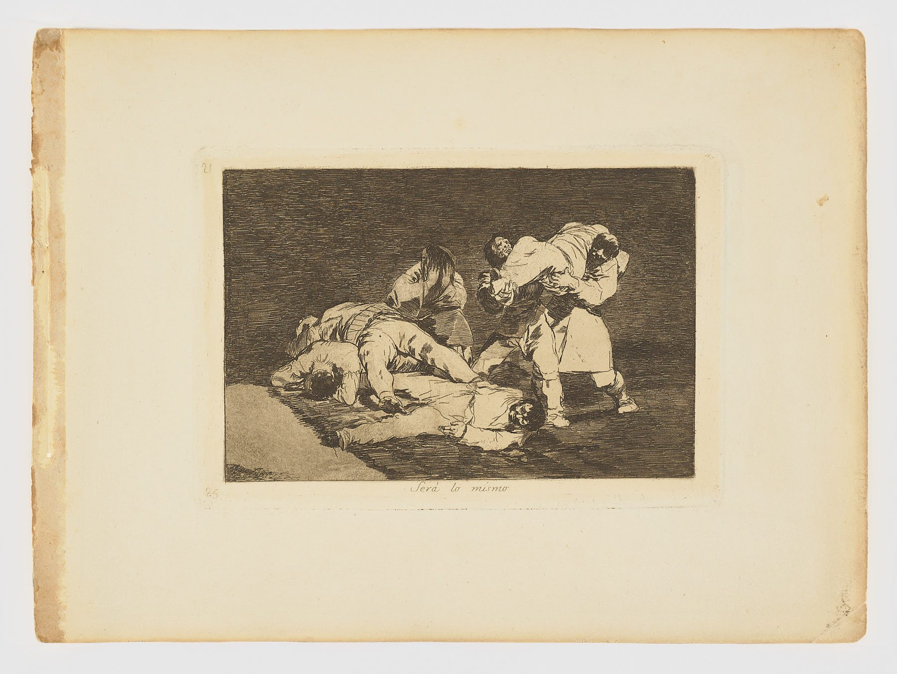 Será lo mismo (Desastres de la guerra. Estampa 21), Francisco de Goya