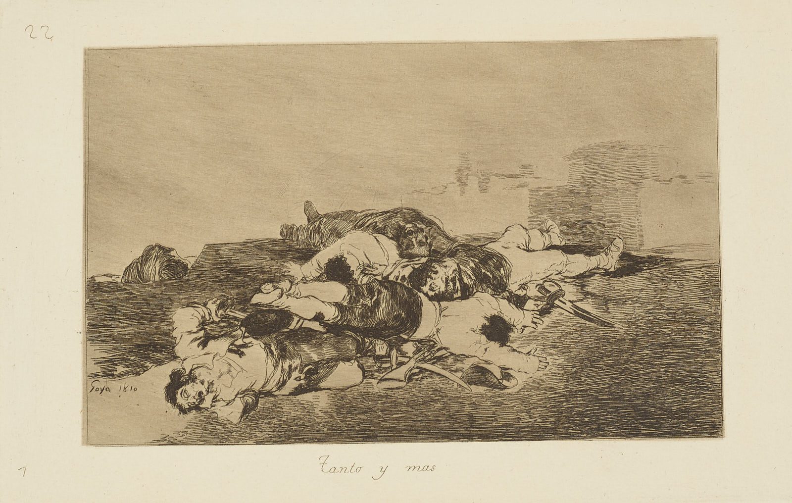 Tanto y mas (Desastres de la guerra. Estampa 22)