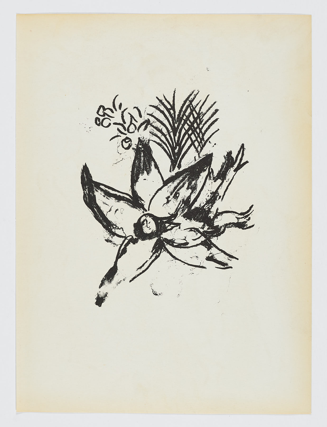 Adam et Ève et le Fuit défendu, 1960, Marc Chagall