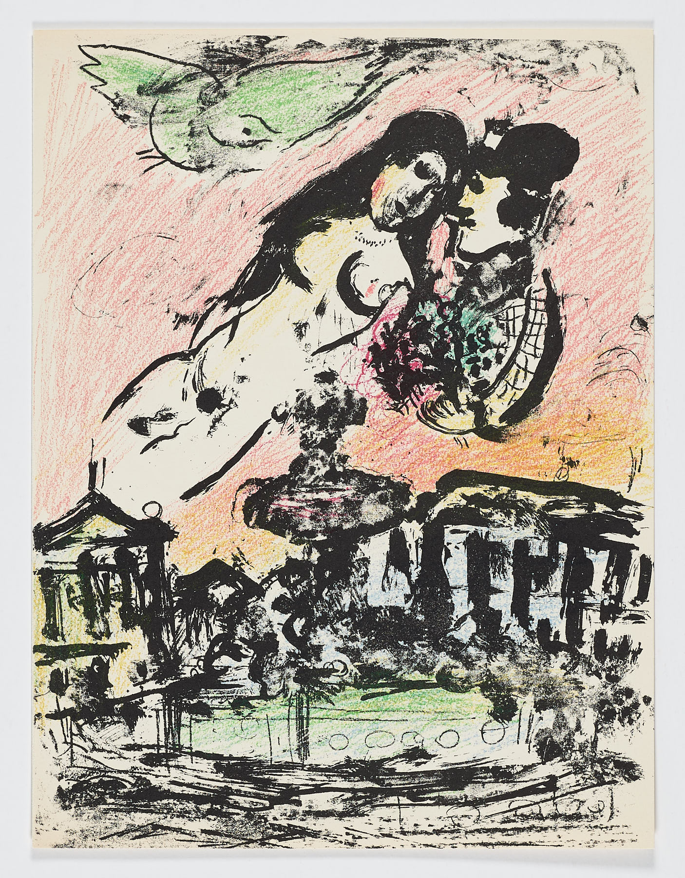 Le Ciel des Amoureux, 1960, Marc Chagall