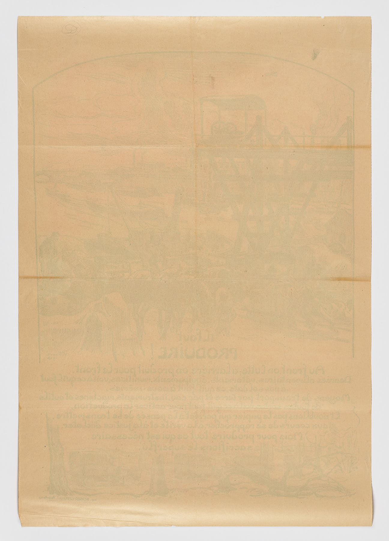 Il faut Produire!, 1918, Victor Prouvé