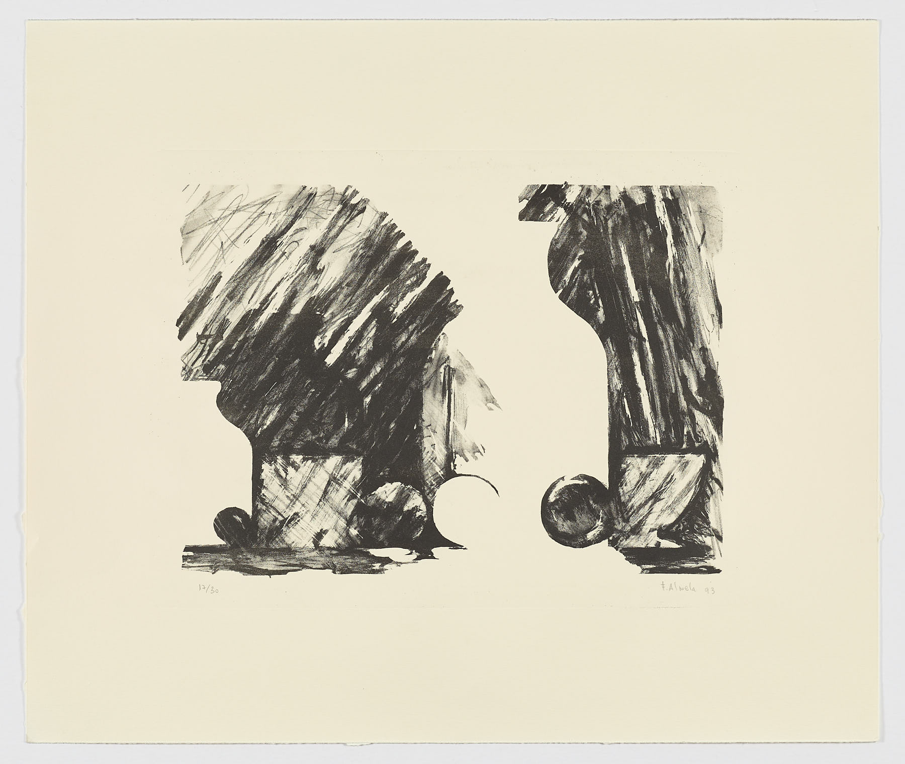 Jarra I (jarrones b/n), 1993, Fernando Almela