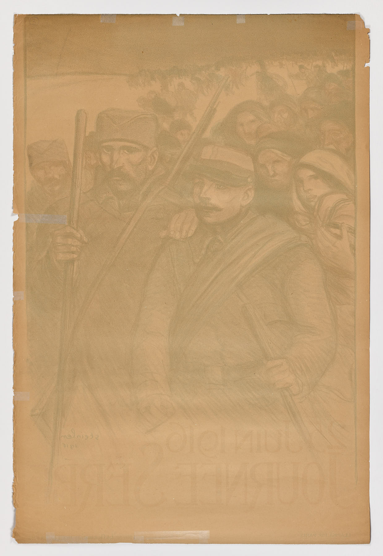 Journée Serbe, 1916, Théophile Alexandre Steinlen