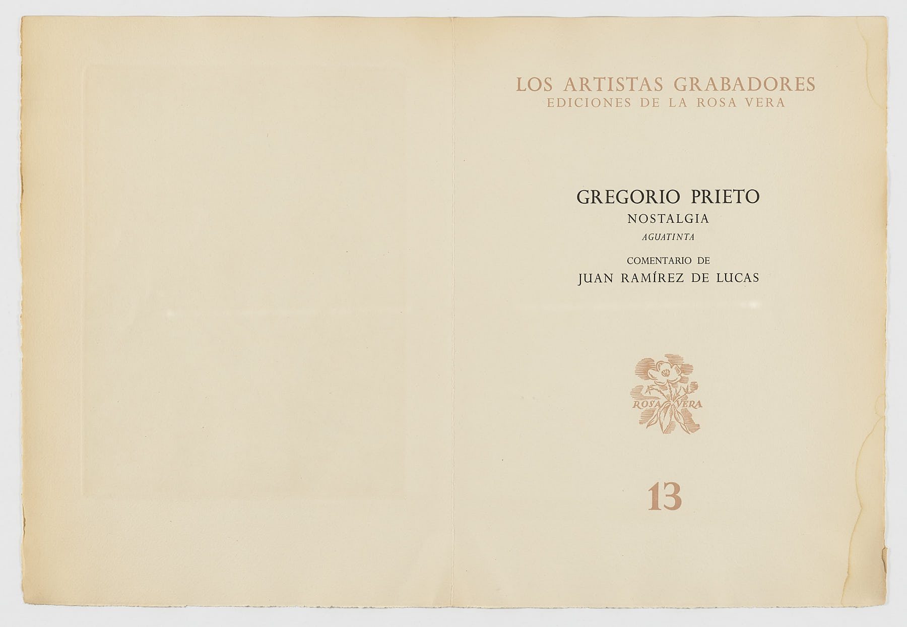 Nostalgia, Gregorio Prieto