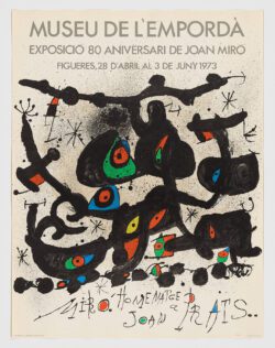 Homenatge a Joan Prats, Museu de l´Empordá, Figueres, Joan Miró