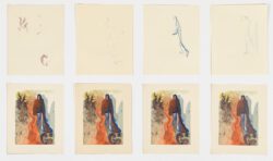 La Divina Comedia. Infierno canto 16 (Descomposición cromática), Salvador Dalí