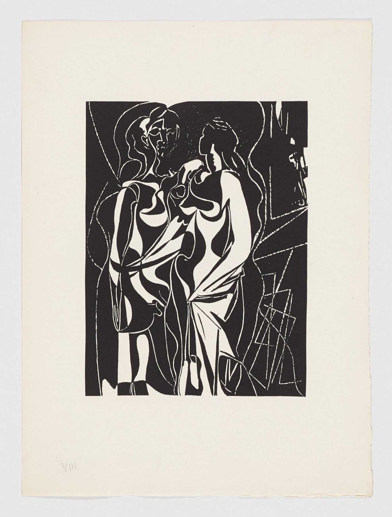 21 dessins de Picasso (Hélène Chez Archimède), 1955, Pablo Picasso