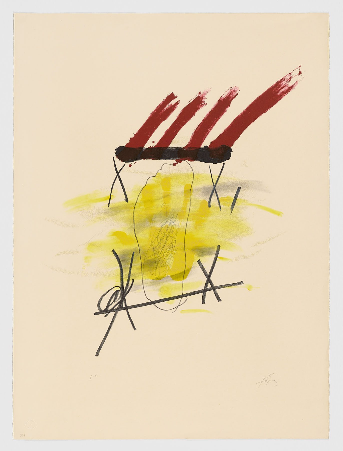 La main juane, Antoni Tàpies