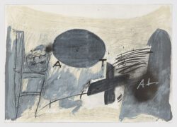 Oval gris, Antoni Tàpies