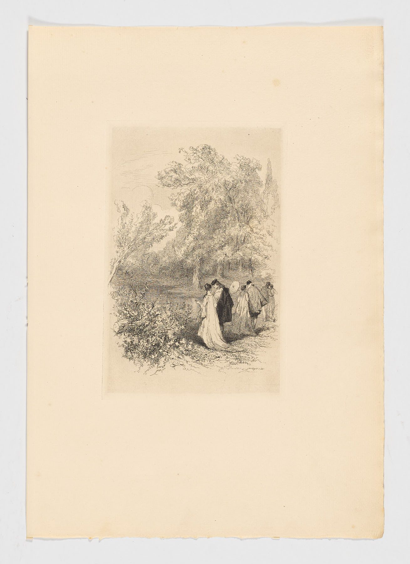 Promenade galante, Edmond Morin