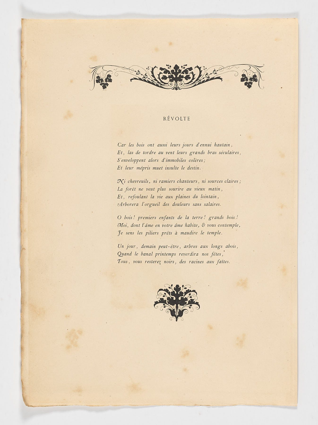 Révolte, G.Howrd