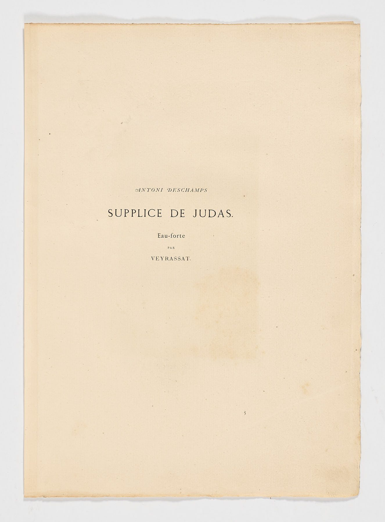 Supplice de Judas, Veyrassat