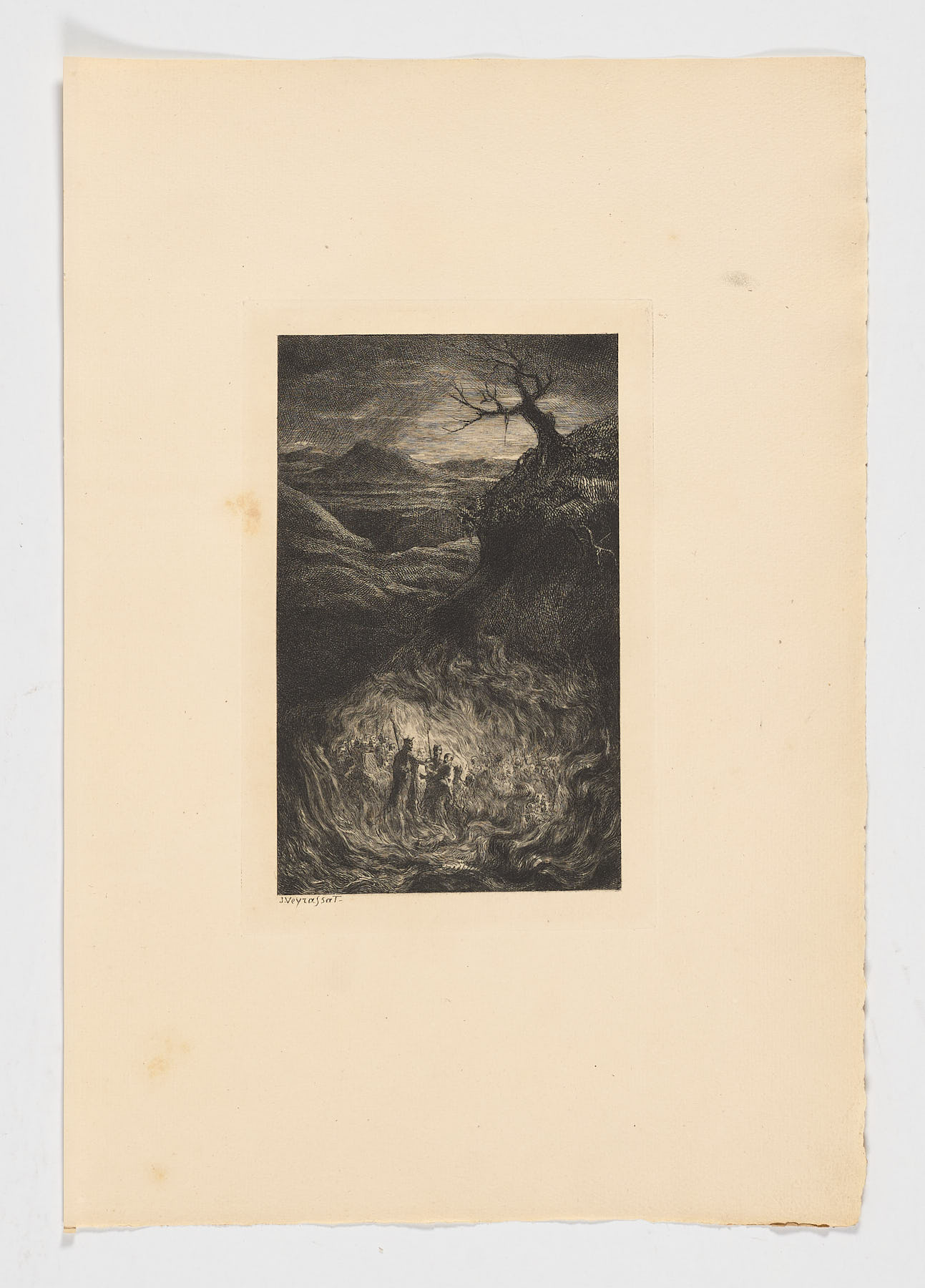 Supplice de Judas, Veyrassat