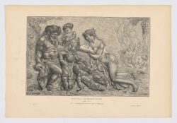Bacchanale. Bas-relief de Clodion