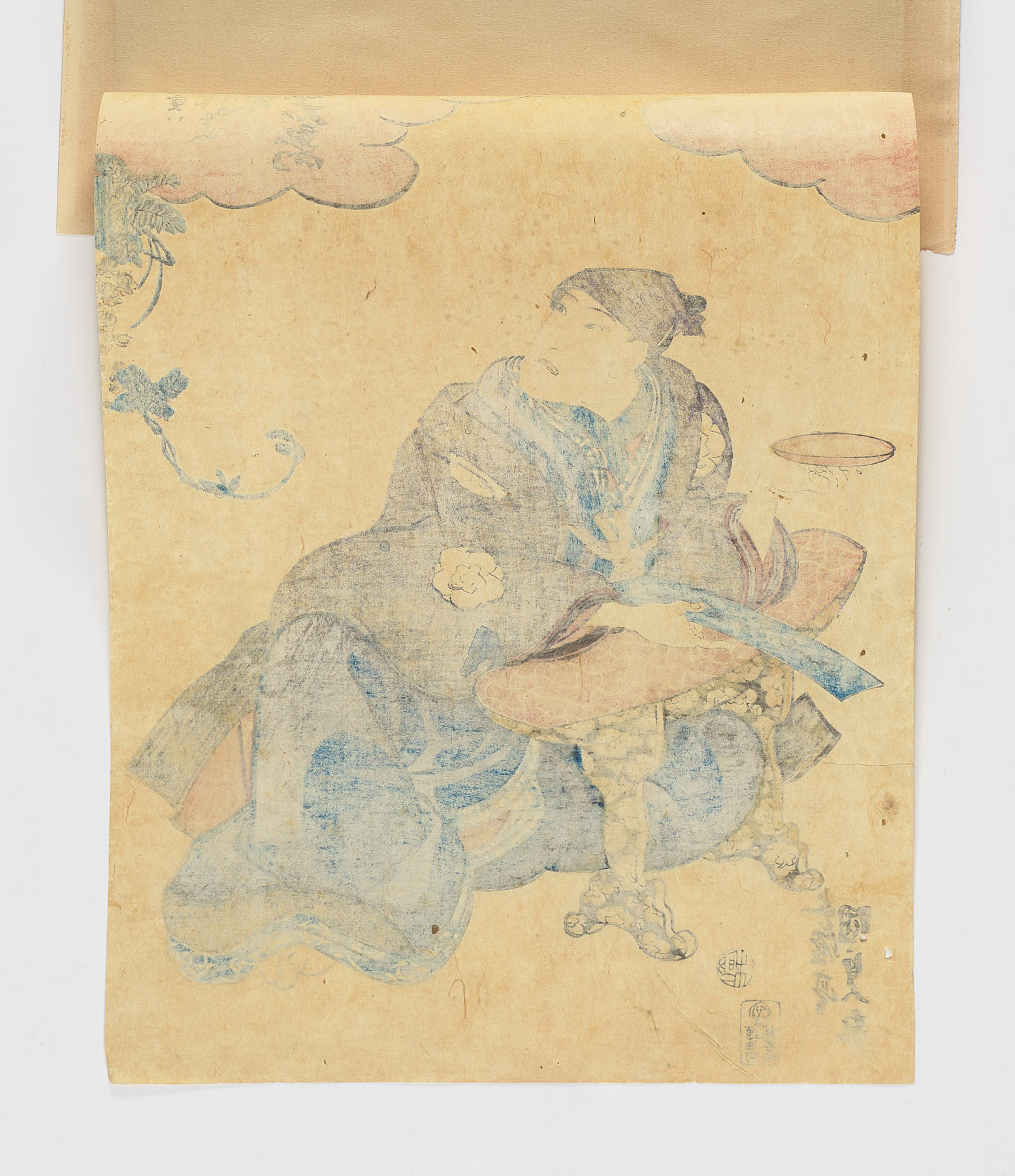 Escena de teatro Kabuki, Utagawa Kunisada (Toyokuni III)