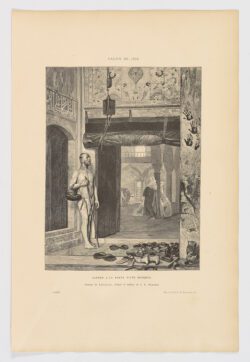 Santon à la porte d'une mosquée