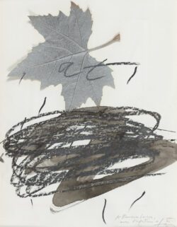 Fulla i guixades, Antoni Tápies