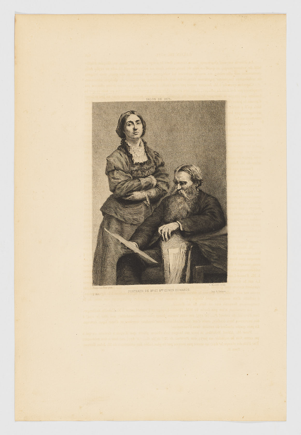 Portraits de Mr. et de Mme. Edwin Edwards