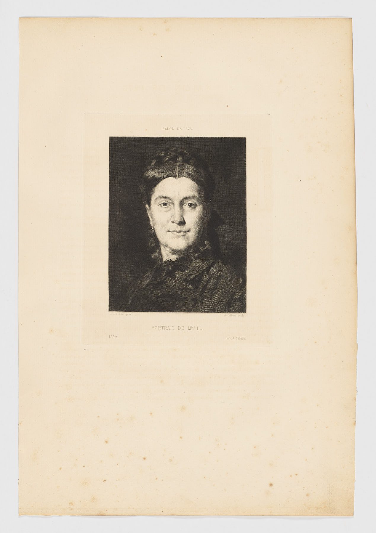 Portrait de Mme. H.