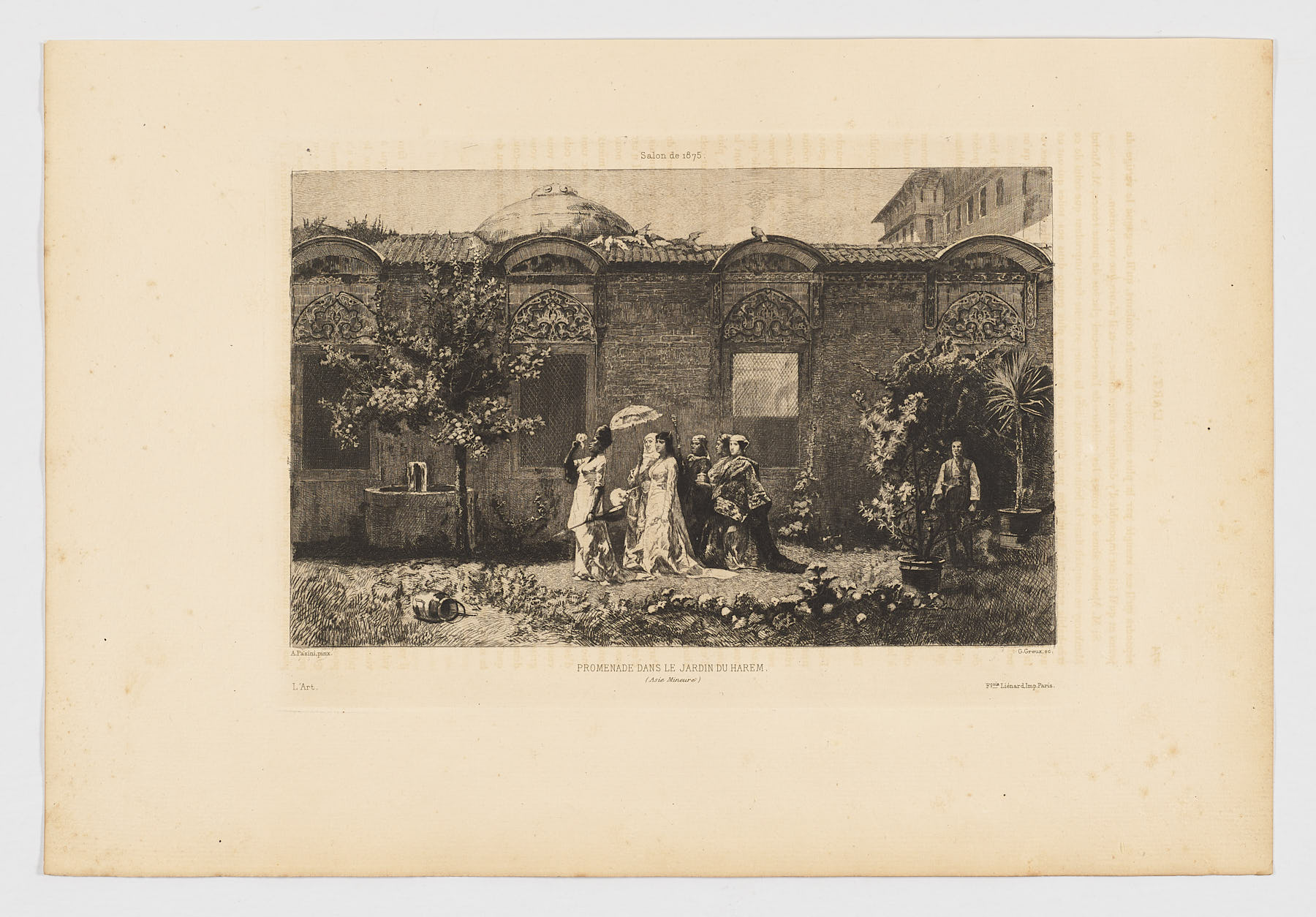 Promenade dans le Jardin du Harem