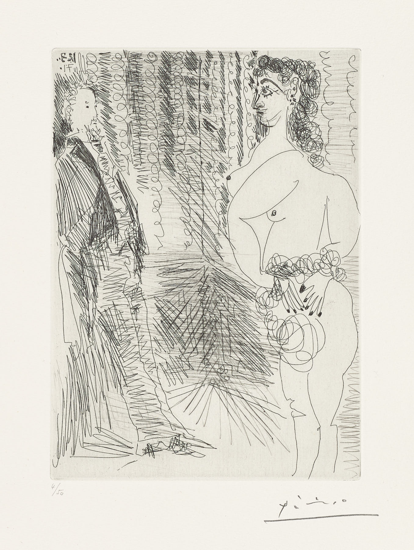 Le Cabinet particulier. Degas et une fille, Pablo Picasso