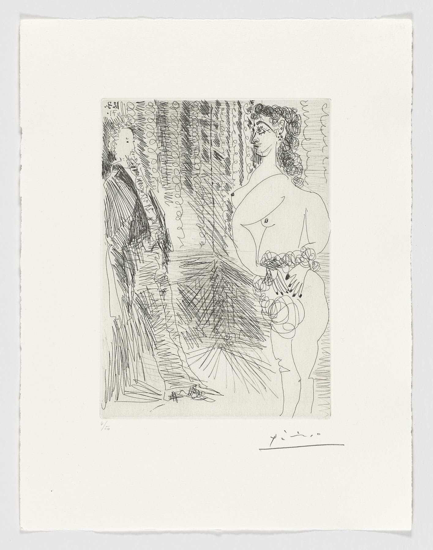 Le Cabinet particulier. Degas et une fille, Pablo Picasso
