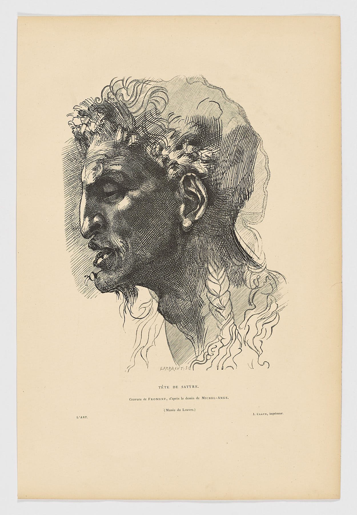 Tête de Satyre