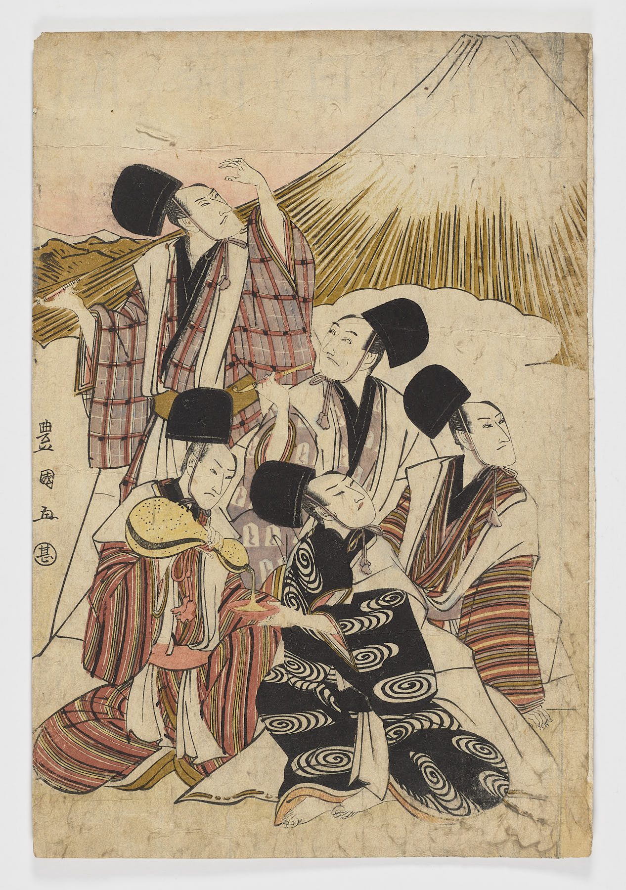 Desconocido. Escena de teatro Kabuki, Utagawa Toyokuni II (Utagawa Toyoshige)