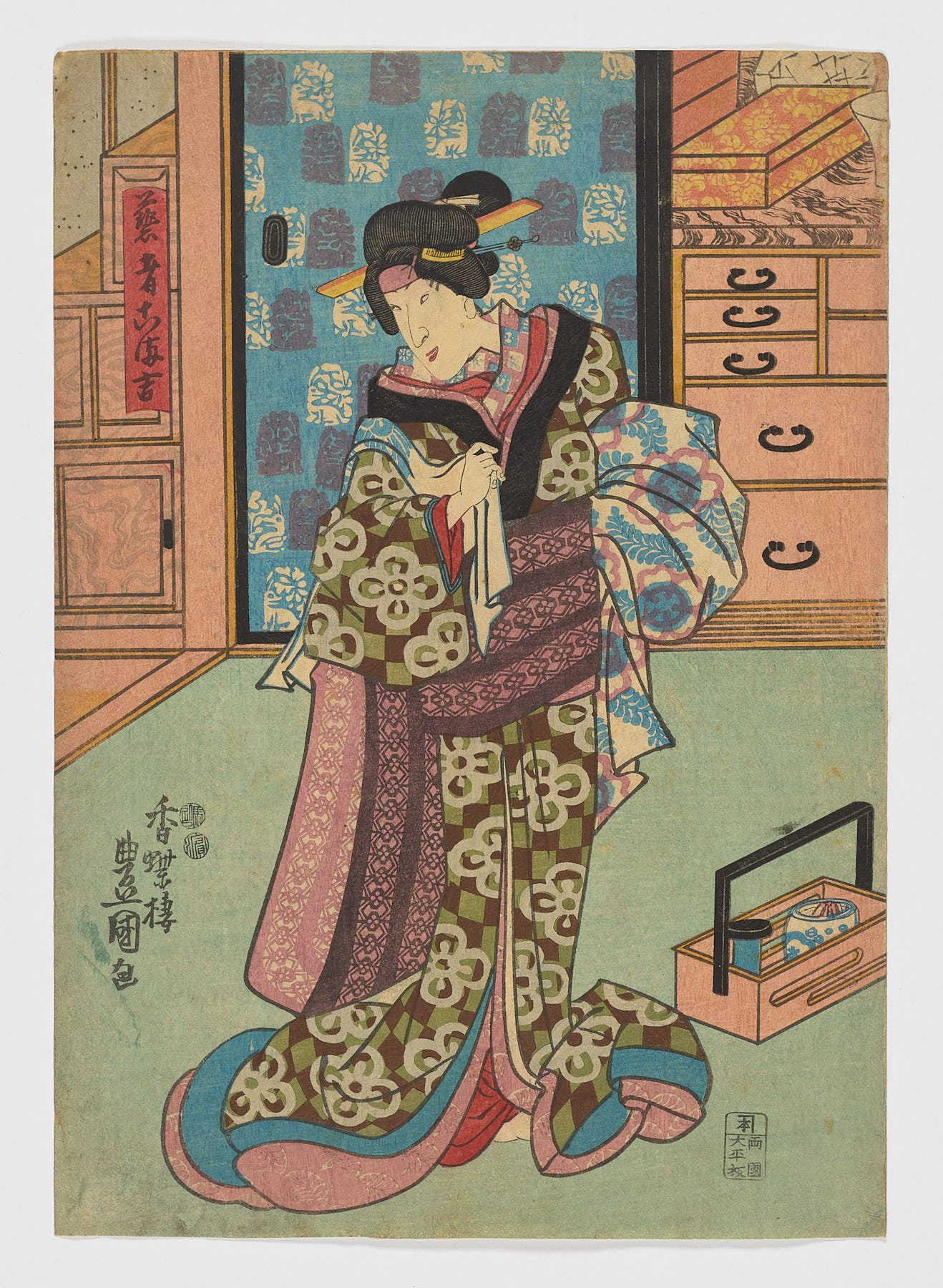 Meiki Otowayama Hanakichi, Utagawa Kunisada (Toyokuni III)