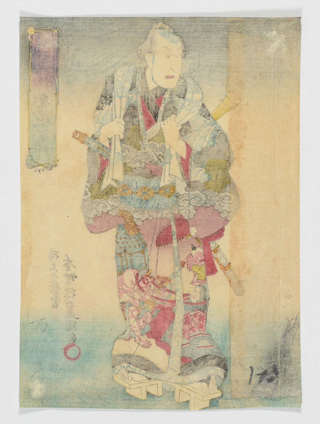 Eiyu Mitachi Jūnin Otoko: Benkei Tazaemon, Utagawa Kunisada (Toyokuni III)