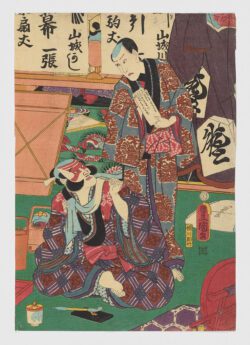 Actores de teatro Kabuki, Utagawa Kunisada (Toyokuni III)