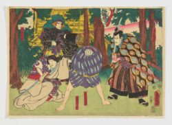 Asayama Tetsuzan, Dohachi, Shogetsu-ni y Asayama, Utagawa Kunisada (Toyokuni III)