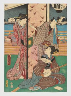 Escena de teatro kabuki, Utagawa Kunisada (Toyokuni III)