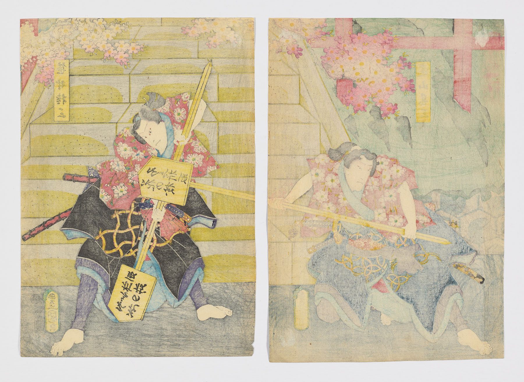 Tōyama Kinshirō + Sasano Gonza, Utagawa Kunisada (Toyokuni III)