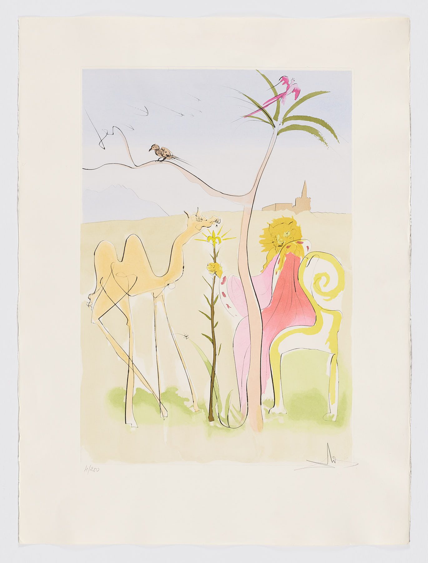 La Cour du Lion, Salvador Dalí