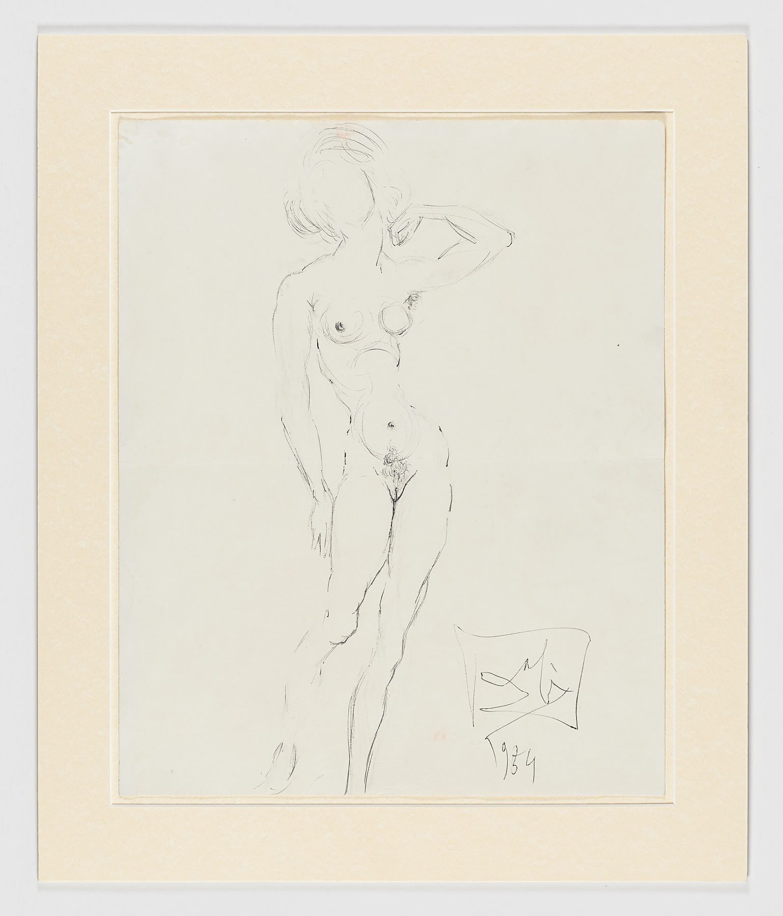 Desnudo, Salvador Dalí