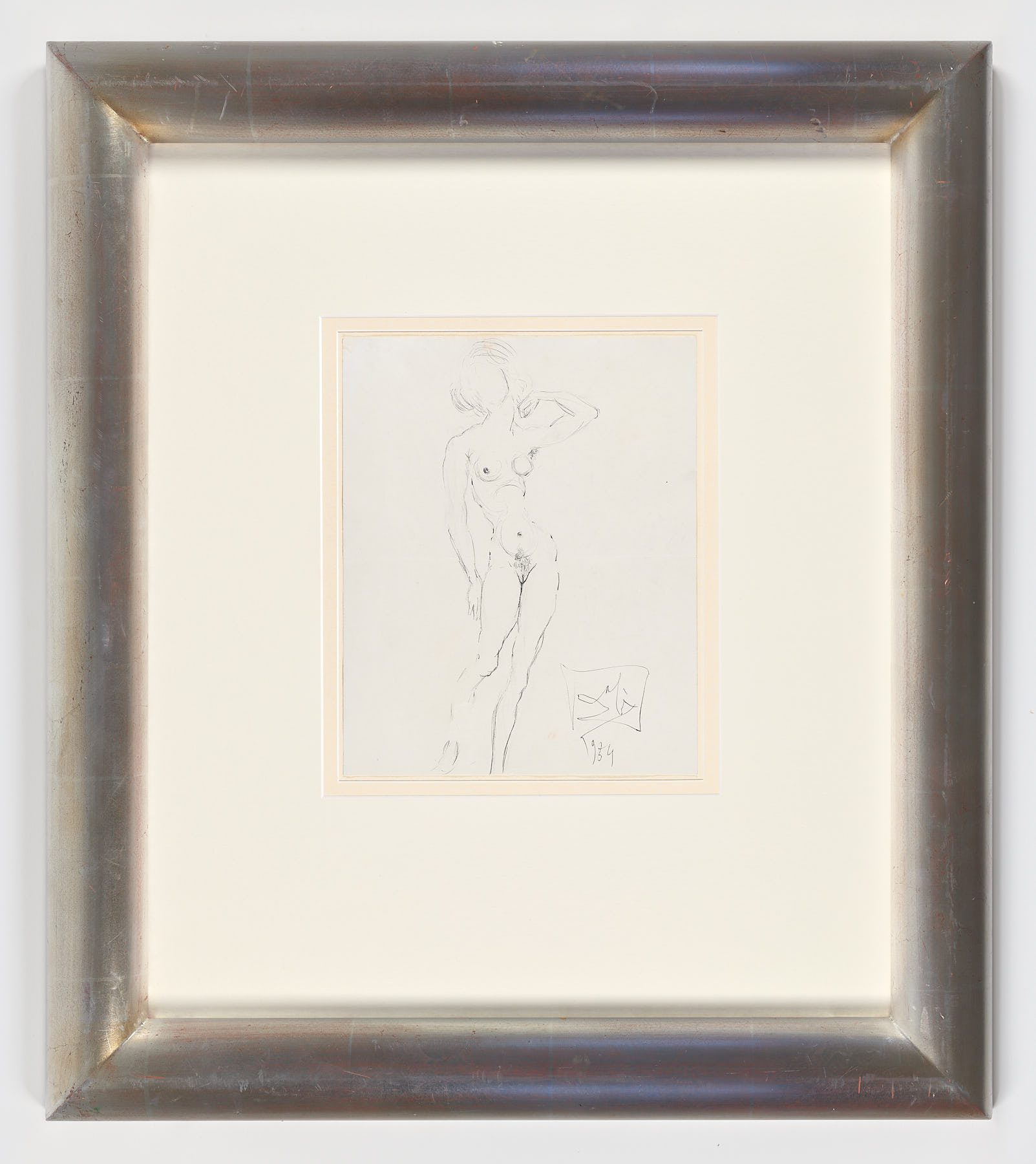 Desnudo, Salvador Dalí