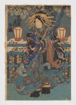 En Sano Tsuchiya, Tamaki, Escuela Utagawa (歌川派)