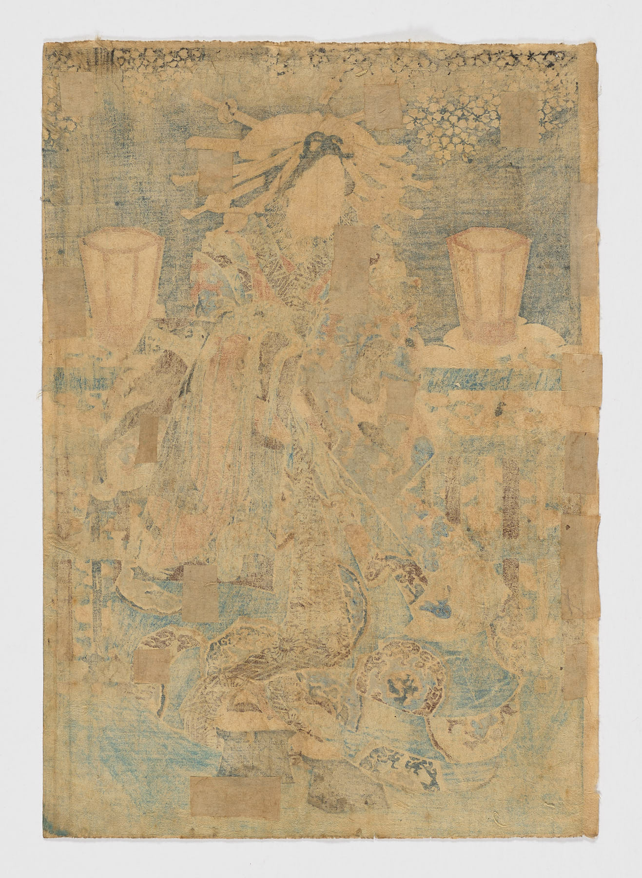 En Sano Tsuchiya, Tamaki, Escuela Utagawa (歌川派)