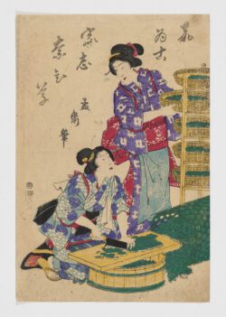 Hatsu-uma, Escuela Utagawa (歌川派)