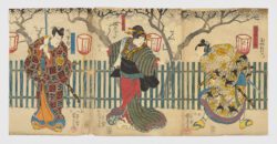 Fubuki Tomoeemon, Nagoya San-saku, Izumi y su tierra, Utagawa Kuniyoshi (1798-1861)