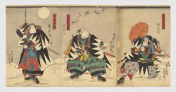 Rikiya Ōboshi, Yuranosuke Ōboshi, Teraoka Heiemon, Utagawa Kunisada (Toyokuni III)