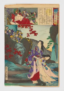 Lavanderas, Azuma Nishiki Chuya Kurabe, Toyohara Chikanobu