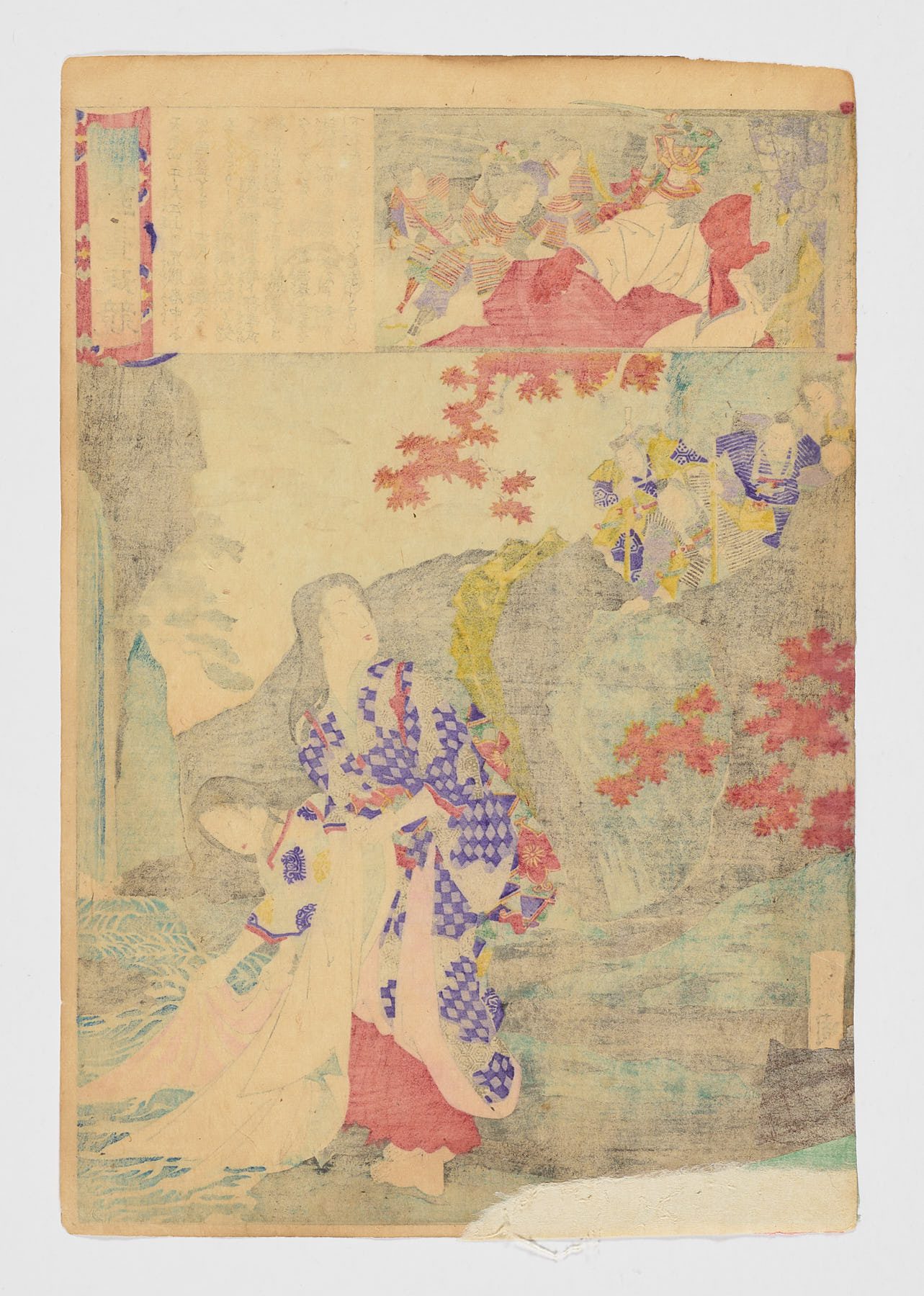 Lavanderas, Azuma Nishiki Chuya Kurabe, Toyohara Chikanobu