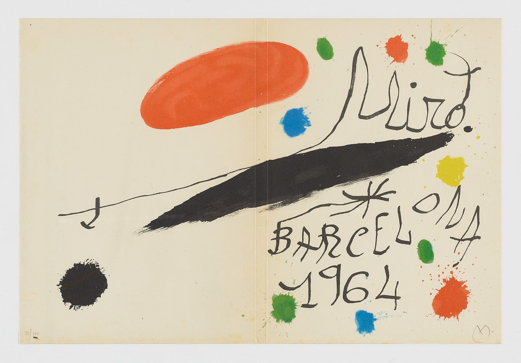 Sin título (Miró. Obra inédita recent), 1964, Joan Miró
