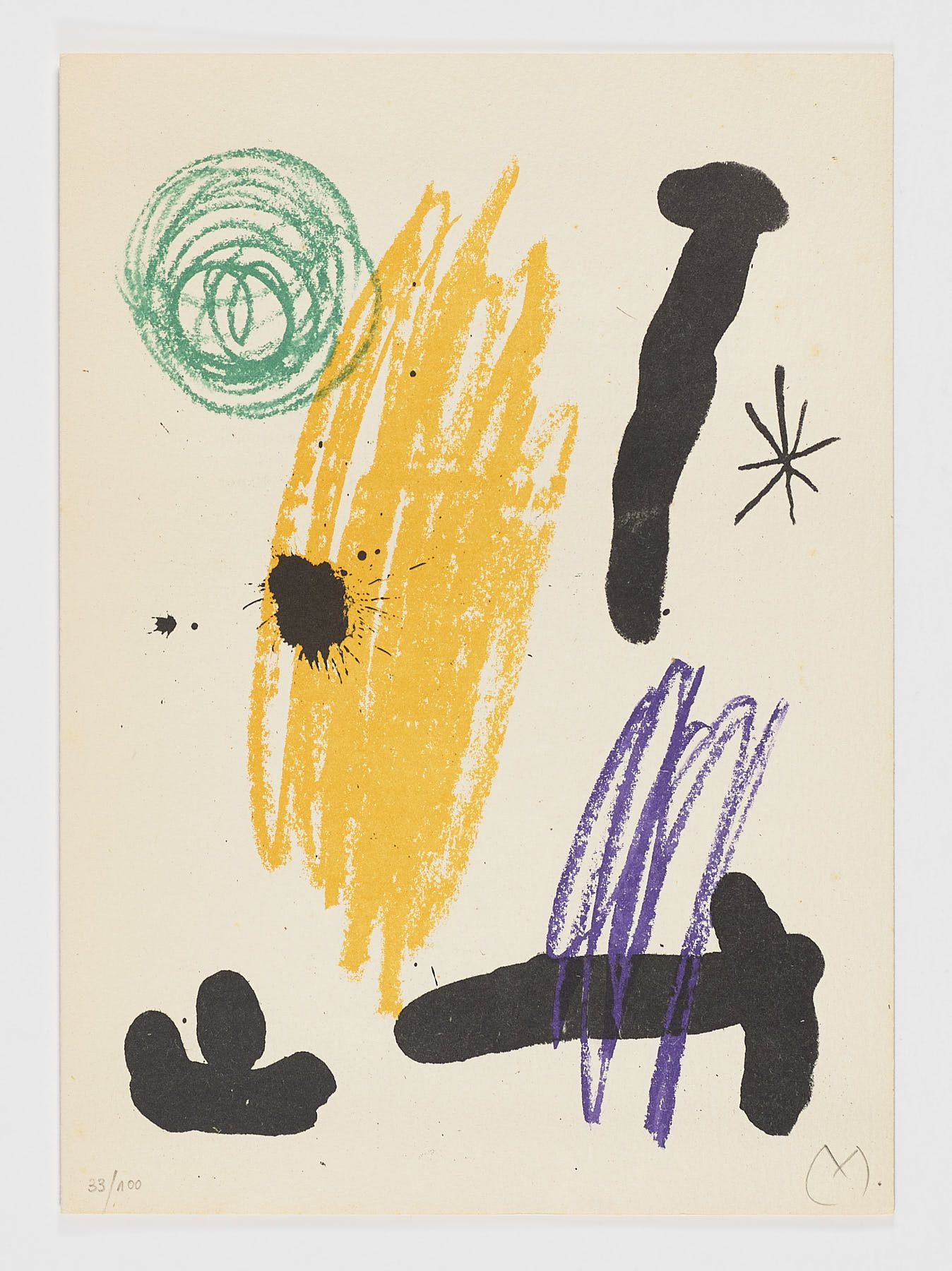 Sin título (Miró. Obra inédita recent), 1964, Joan Miró