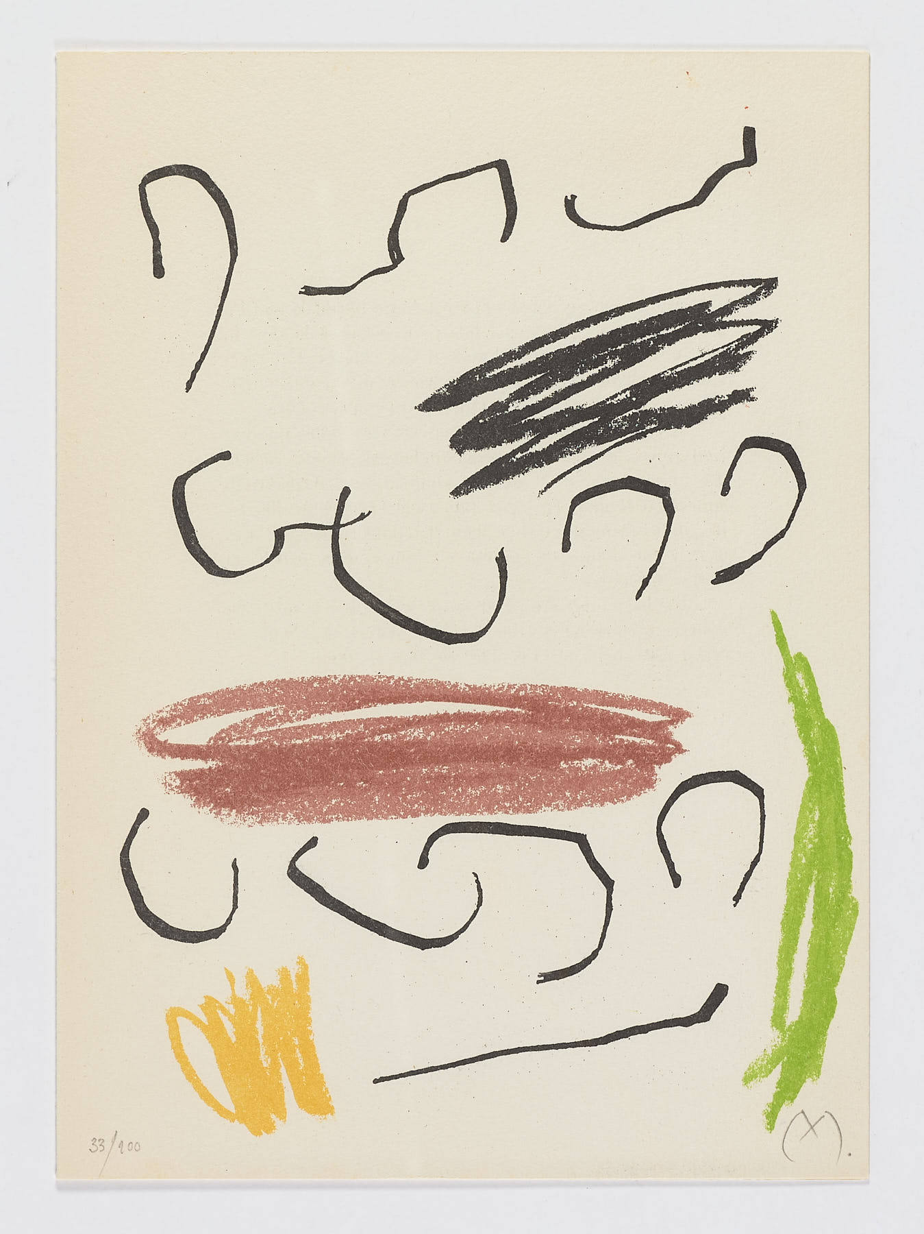 Sin título (Miró. Obra inédita recent), 1964, Joan Miró