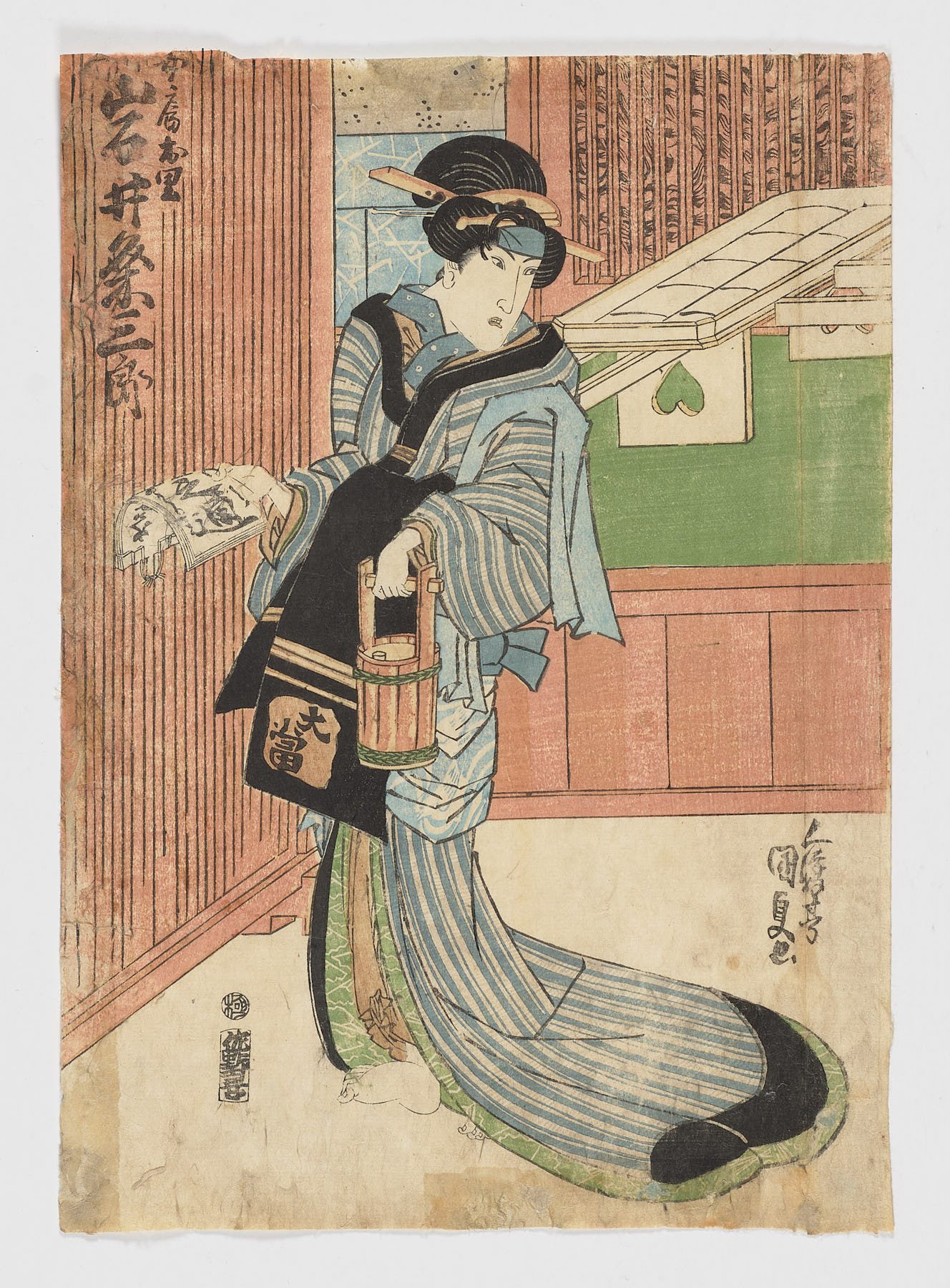 Onnagata, Shunkōsai Hokushū (春好斎 北洲) (Shunkō IV)