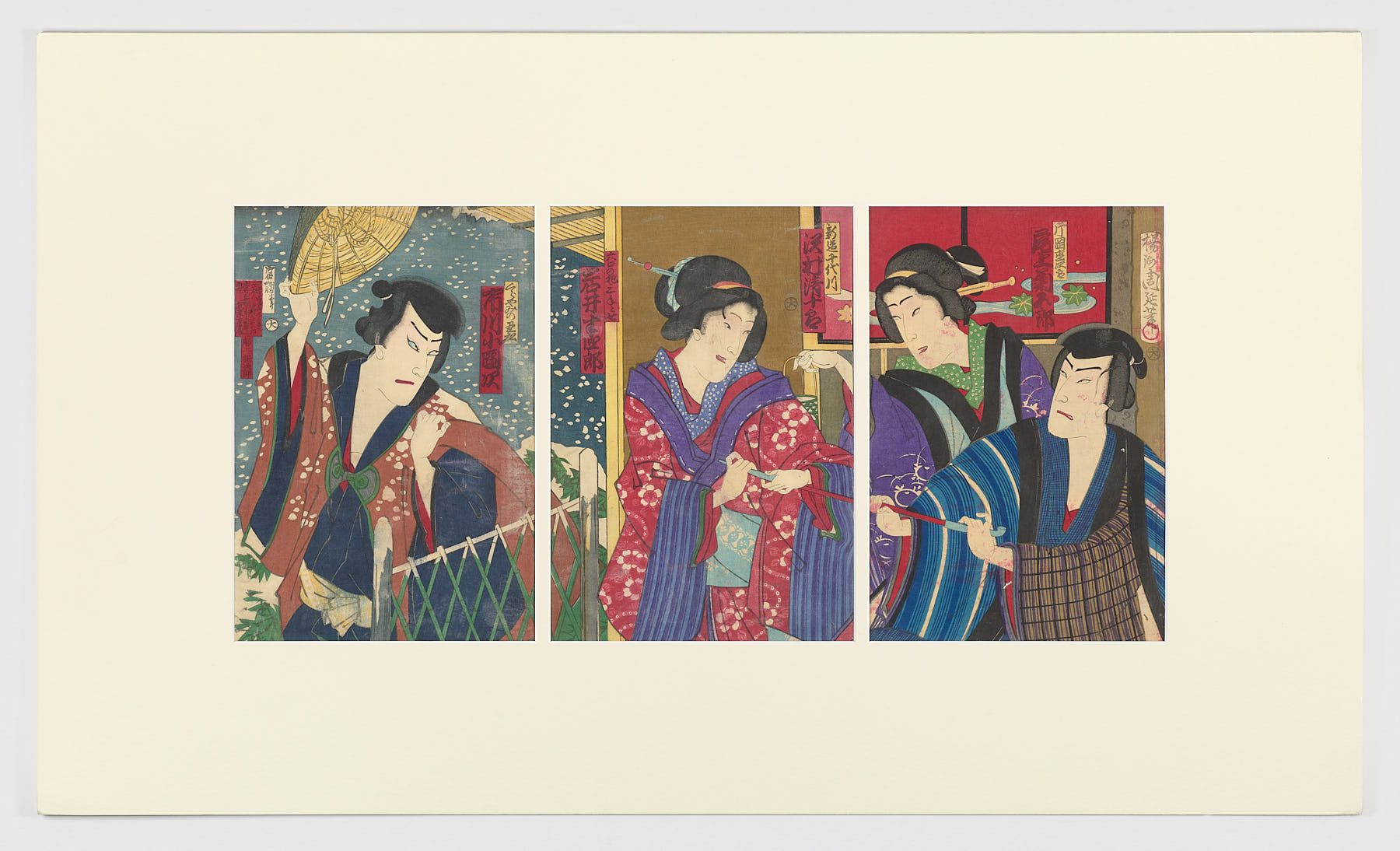 Ushimatsu, Shinzo Chiyogawa, Dakimi Sen-to-se de Ōguchi y Naojiro Kataoka